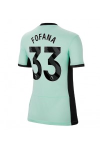 Chelsea Wesley Fofana #33 Jalkapallovaatteet Naisten Kolmaspaita 2023-24 Lyhythihainen